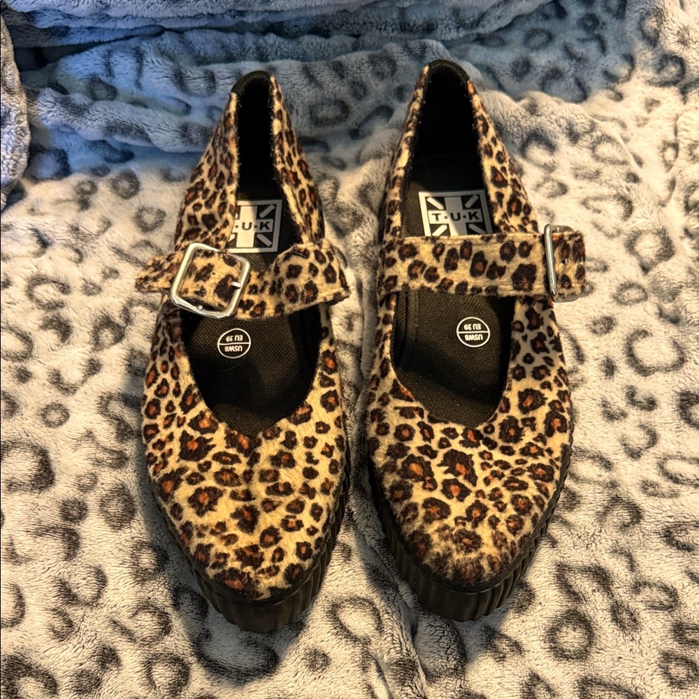 TUK Leopard Mary Jane’s